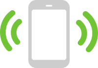 ikona mobilného telefónu